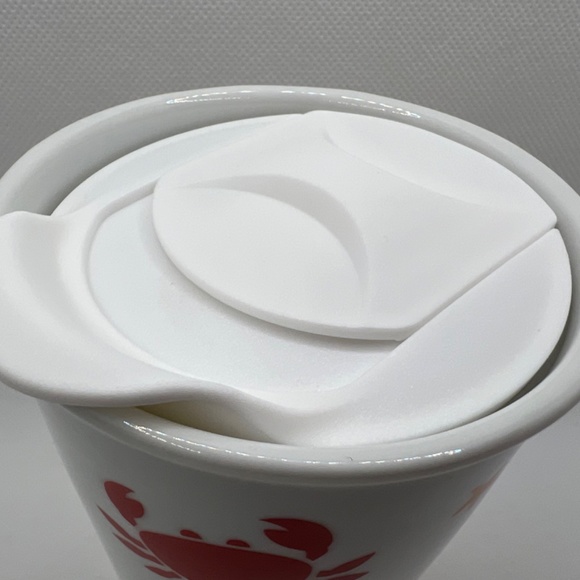 David’s Tea Ceramic Lobster & Stars Tea Mug Tumbler - Picture 9 of 14